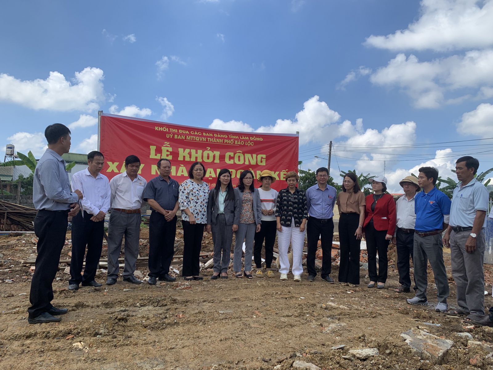 Bảo Lộc, Lâm Đồng: Khởi công xây dựng nhà Đại đoàn kết cho hộ nghèo tại xã Đại Lào