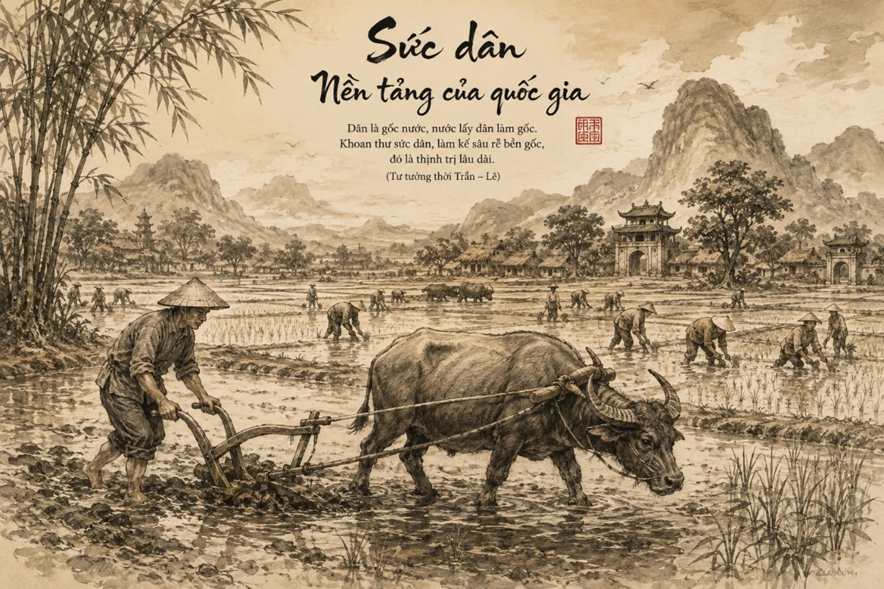 TƯ TƯỞNG “KHOAN THƯ SỨC DÂN” – CỘI NGUỒN THỊNH TRỊ TRONG PHÁP ĐIỂN HỒNG ĐỨC