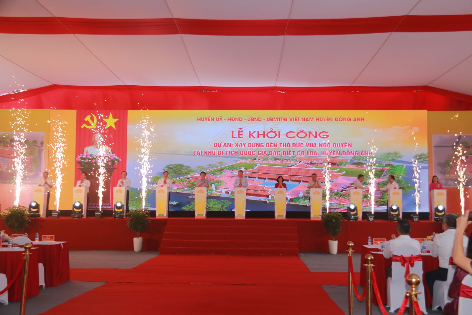 Xây dựng đền thờ Đức vua Ngô Quyền:  Tôn vinh những cống hiến lớn lao của vị Tổ Trung hưng dân tộc