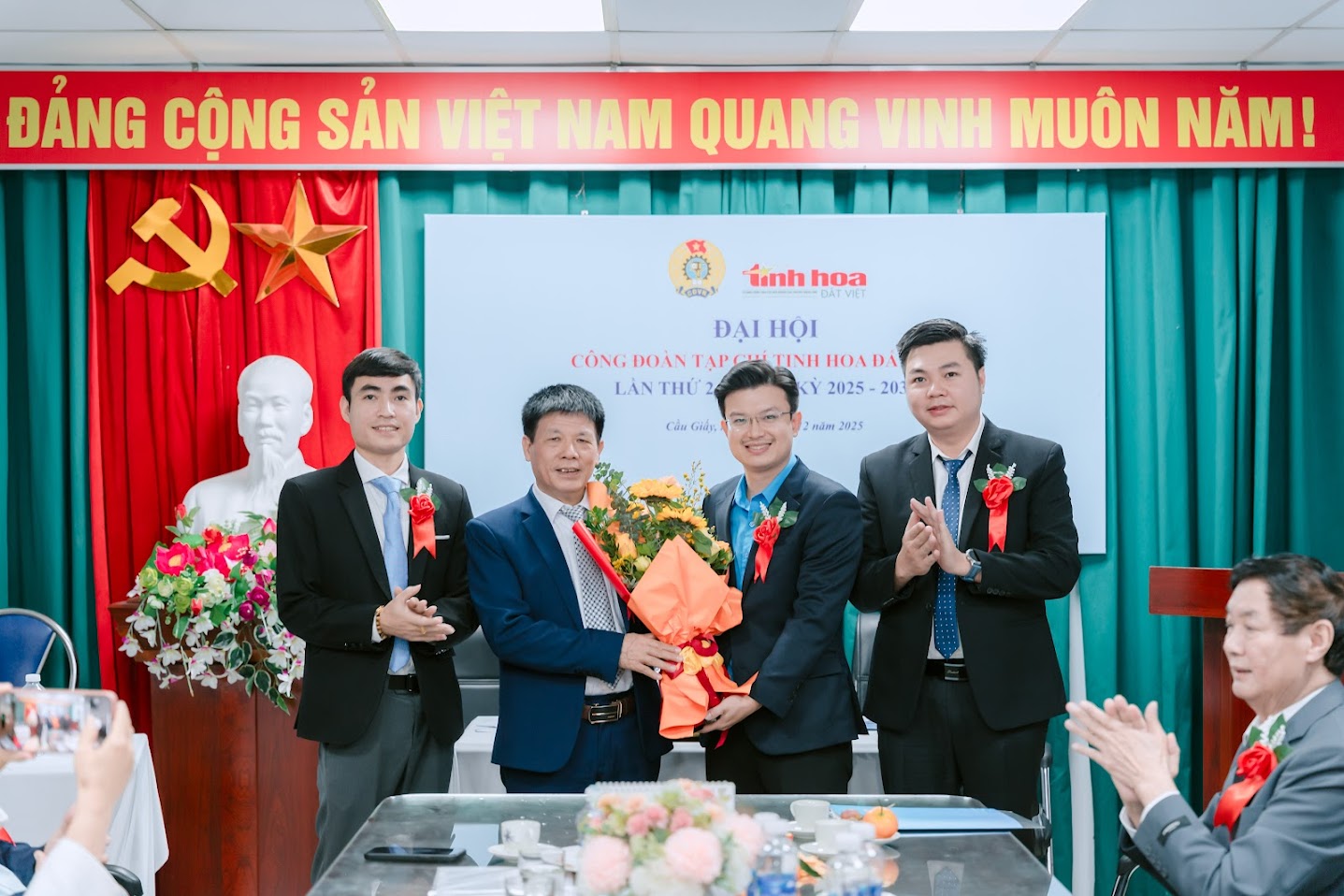  Đại hội Công đoàn Tạp chí Tinh hoa Đất Việt  lần thứ II Nhiệm kỳ 2025 – 2030 thành công tốt đẹp