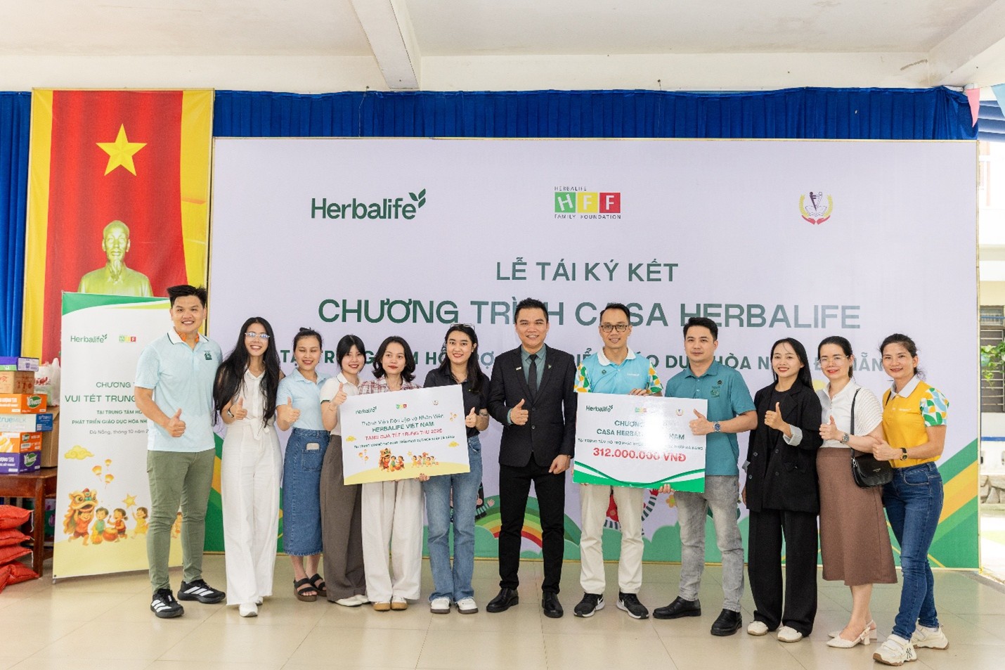  Herbalife Việt Nam tiếp tục triển khai chương trình Casa Herbalife giai đoạn 2025-2026 hỗ trợ bữa ăn dinh dưỡng hằng ngày cho hơn 3.000 người có hoàn cảnh khó khăn