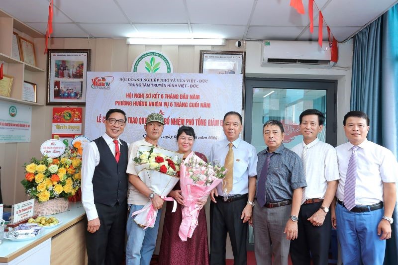  Bổ nhiệm bà Triệu Thị Hoa làm Phó Tổng Giám đốc Trung tâm truyền thông Truyền hình Việt Đức.