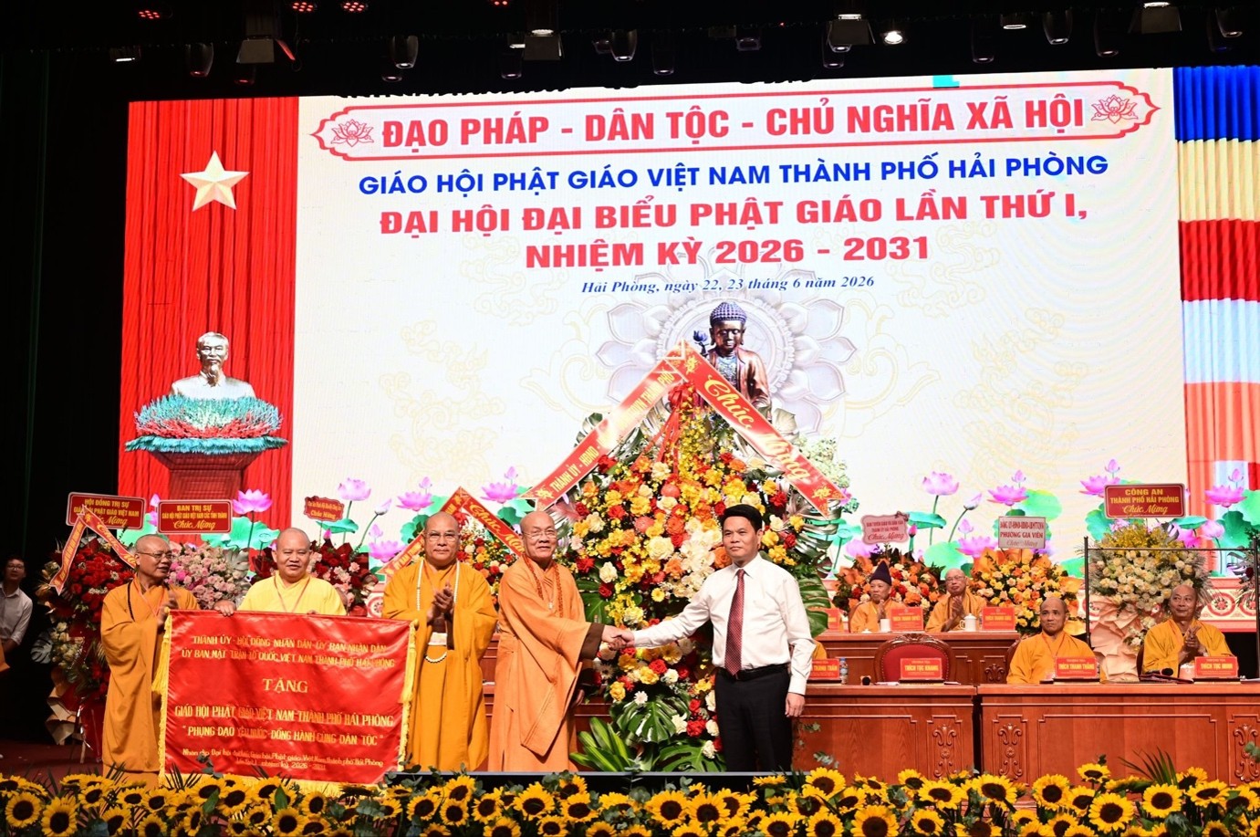  ĐẠI HỘI ĐẠI BIỂU PHẬT GIÁO THÀNH PHỐ HẢI PHÒNG LẦN THỨ NHẤT: DẤU ẤN LỊCH SỬ ĐỒNG HÀNH CÙNG DÂN TỘC
